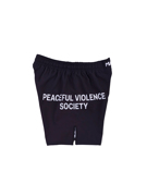 MANTO SOCIETY FIGHT SHORTS-black